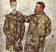 Egon Schiele Double Portrait china oil painting reproduction